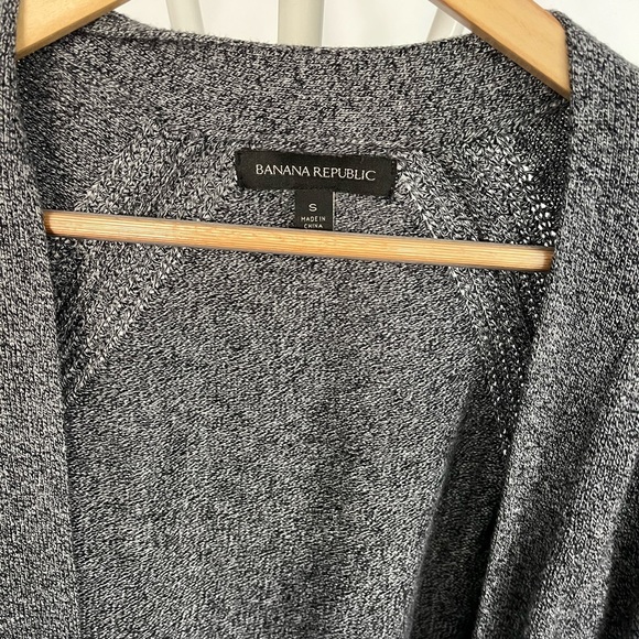 Banana Republic Long cardigan with Pleather Detail - Picture 4 of 4